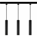 Philips - Pendelleuchte mit Kabel im EASYLINK-Schienensystem 3xGU10/7W/230V 1m schwarz