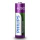 Philips R6B4B260/10 - 4 Stk. wiederaufladbare Batterie AA MULTILIFE NiMH/1,2V/2600 mAh