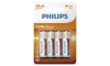 Philips R6L4B/10 - 4 Stück Zinkchlorid-Batterie AA LONGLIFE 1,5V