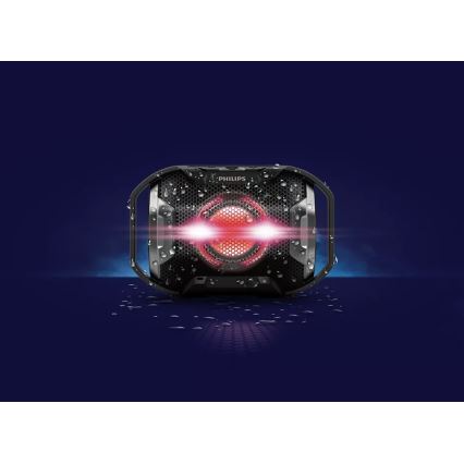 Philips SB300B/00 - Tragbarer Bluetooth-Lautsprecher 4W/5V IPX7 schwarz