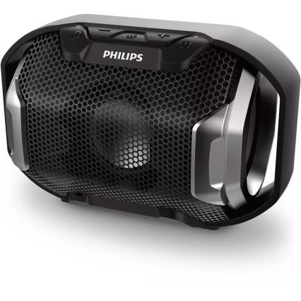 Philips SB300B/00 - Tragbarer Bluetooth-Lautsprecher 4W/5V IPX7 schwarz