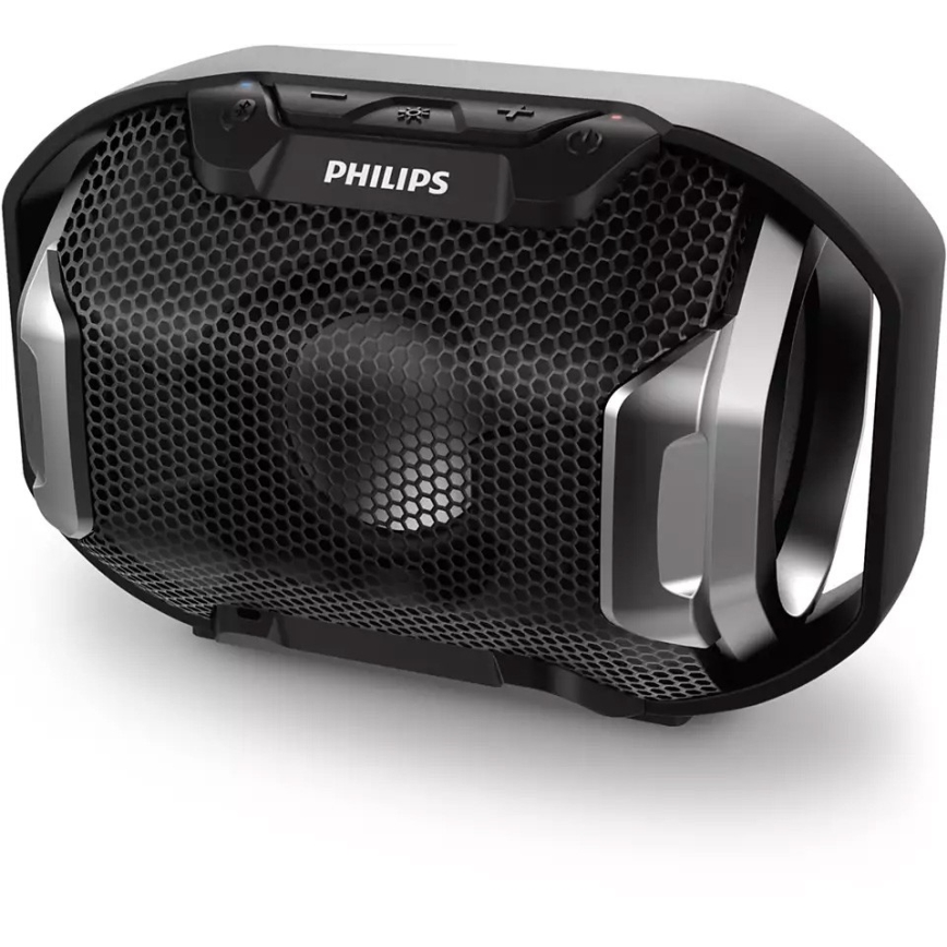 Philips SB300B/00 - Tragbarer Bluetooth-Lautsprecher 4W/5V IPX7 schwarz