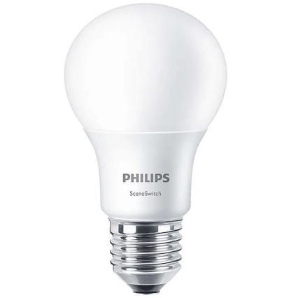 Philips SCENE SWITCH - LED-Birne E27/9,5W/230V 2700K/4000K