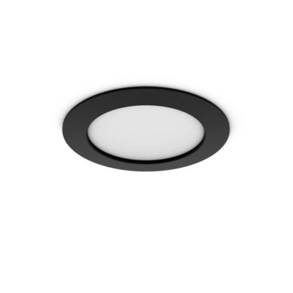 Philips - Set 2x LED RGBW dimmbare Badezimmer-Einbauleuchte Hue SLIM LED/12W/230V 2000-6500K schwarz IP44