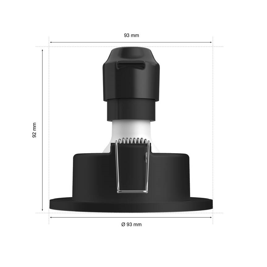 Philips -SET 3 x Dimmbare LED-RGBW-Einbauleuchte fürs Badezimmer Hue XAMENTO 1xGU10/5,7W/230V 2200-6500K IP44