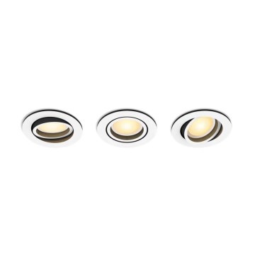 Philips - SET 3x Dimmbare LED-Einbauleuchte Hue MILLISKIN 1xGU10/4,2W/230 2200-6500K