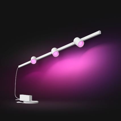 Philips - SET 3x Dimmbare LED RGB-Leuchte für Schienensystem Hue PERIFO LED RGB/15,6W/230V 2000-6500K