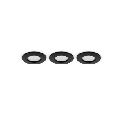 Philips - SET 3x Dimmbare LED-RGBW-Einbauleuchte für Badezimmer Hue SLIM LED/8,3W/230V IP44 2000-6500K