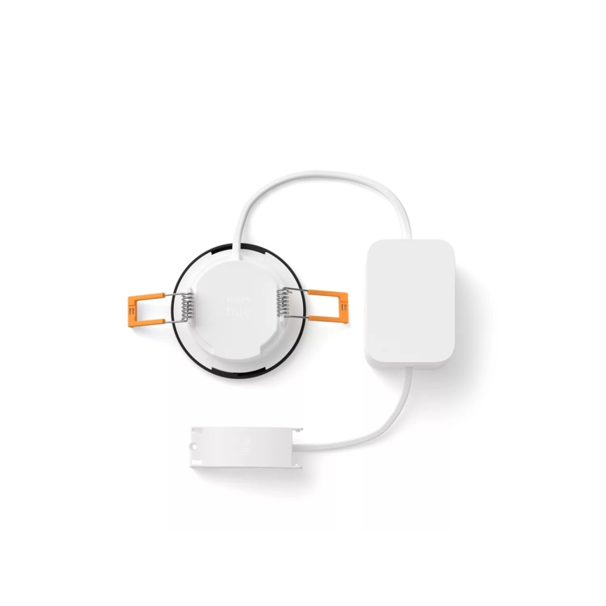 Philips - SET 3x Dimmbare LED-RGBW-Einbauleuchte für Badezimmer Hue SLIM LED/8,3W/230V IP44 2000-6500K