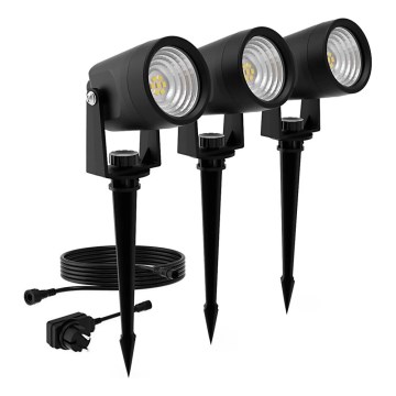 Philips - SET 3x LED-Auβenleuchte GARDENLINK REUEL LED/1,5W/230V 2700K IP44