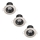 Philips - SET 3x LED dimmbare Badezimmer-Einbauleuchte ABROSA LED/9W/230V IP44