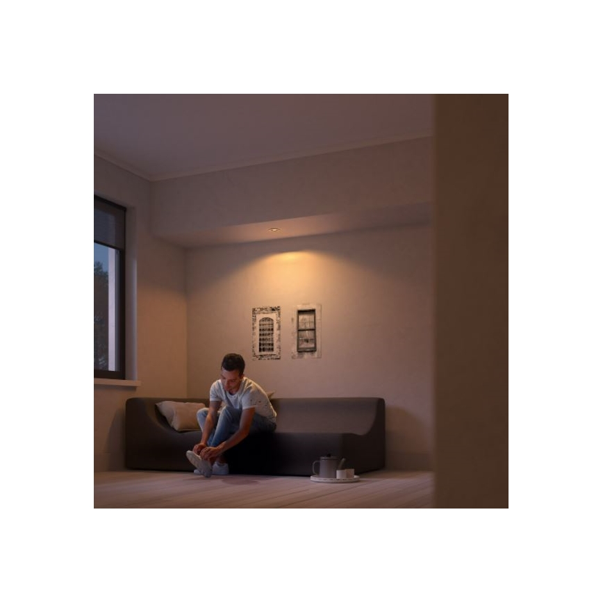 Philips 50203/11/P0 - SET 3x LED dimmbare Einbauleuchte SHELLBARK Warm Glow 1xLED/4,5W/230V 2200-2700K
