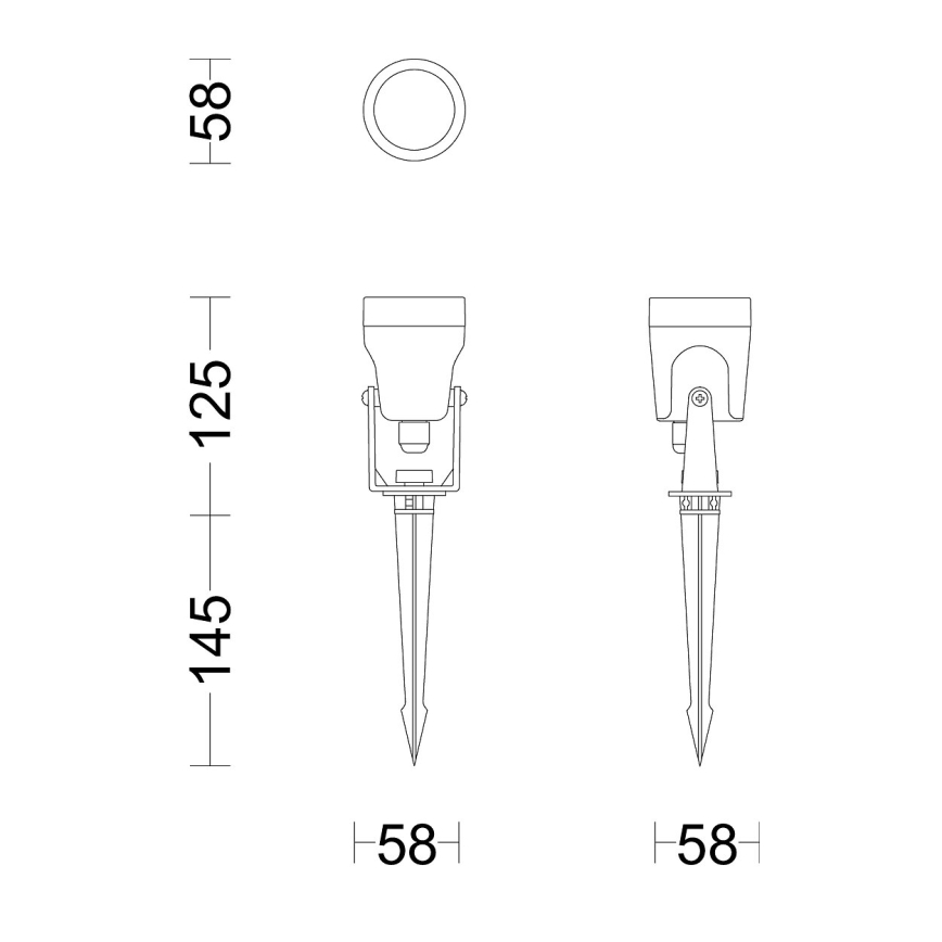 Philips - SET 3x LED-Auβenleuchte GARDENLINK REUEL LED/1,5W/230V 2700K IP44