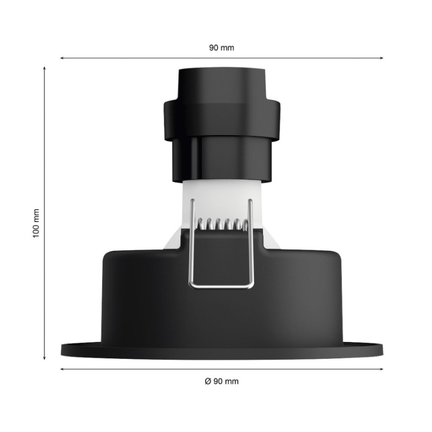 Philips - SET 3x LED RGB Dimmbares Einbaulicht Hue CENTURA 1xGU10/5,7W/230V 2000-6500K
