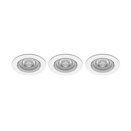 Philips -SET 3xLED Dimmbare Einbauleuchte IMPALA Warmes Licht LED/6W/230V