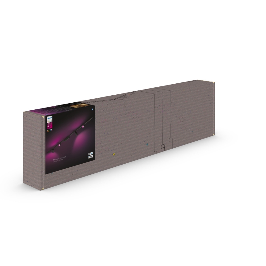 Philips  - SET 4x Dimmbarer LED-RGB-Strahler für Schienensystem Hue PERIFO LED/20,8W/230V 2000-6500K