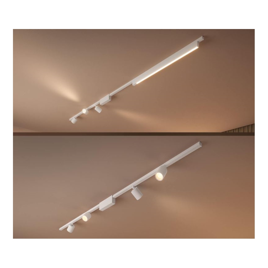 Philips-SET 4x Dimmbare LED RGB-Leuchte für Schienensystem Hue PERIFO LED RGB/20,8W/230V 2000-6500K