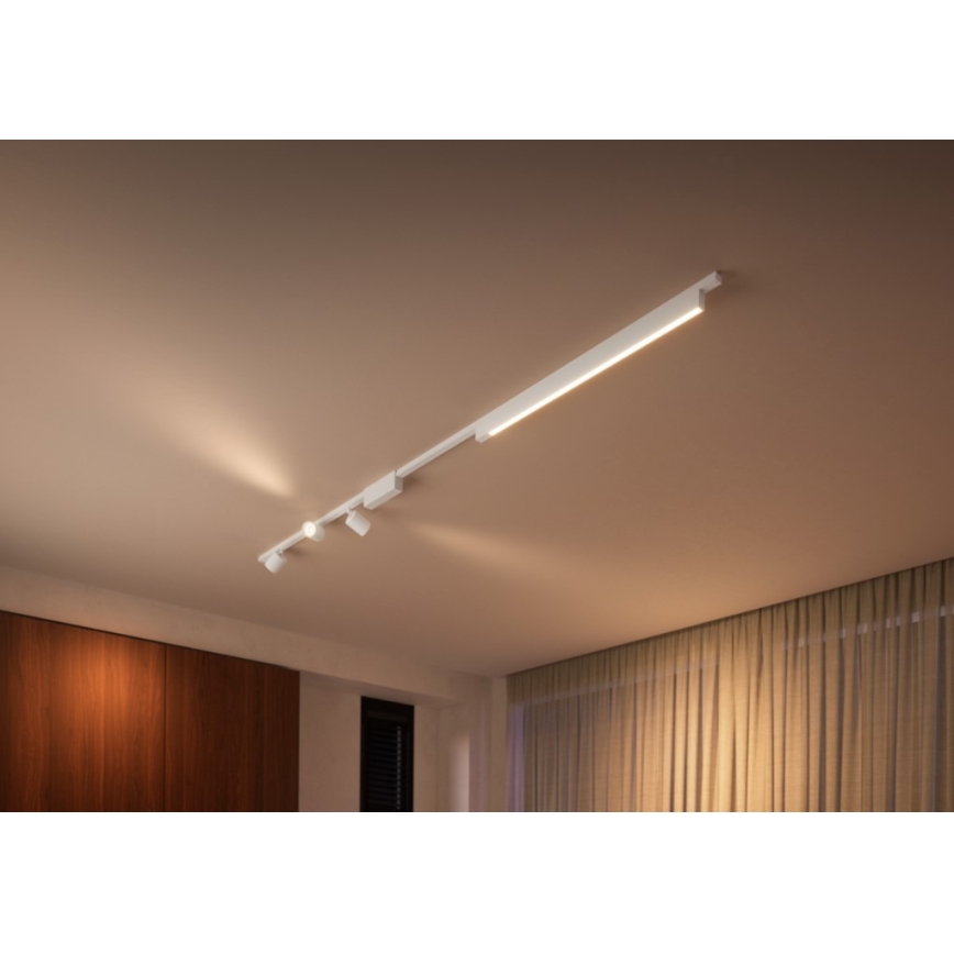 Philips-SET 4x Dimmbare LED RGB-Leuchte für Schienensystem Hue PERIFO LED RGB/44,6W/230V 2000-6500K