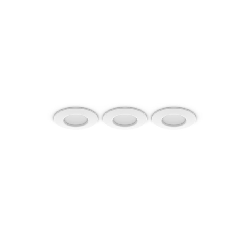 Philips - 3er-Set LED RGBW dimmbare Bad-Einbauleuchte Hue SLIM LED/8,3W/230V 1000-20000K weiß P44
