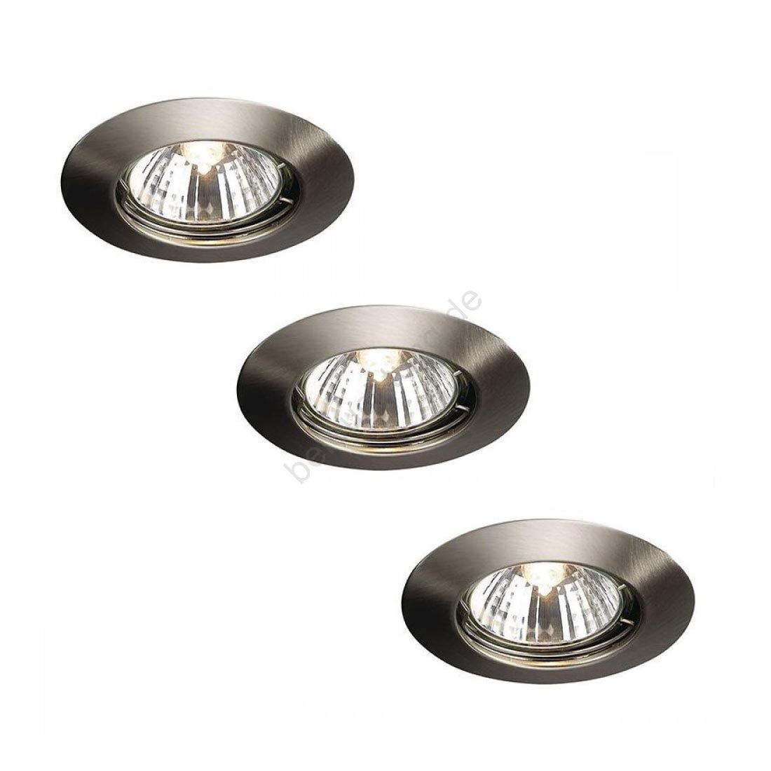 Philips SET of 3 Bathroom Recessed Lights ALPHA 3×GU10/50W/230V IP23