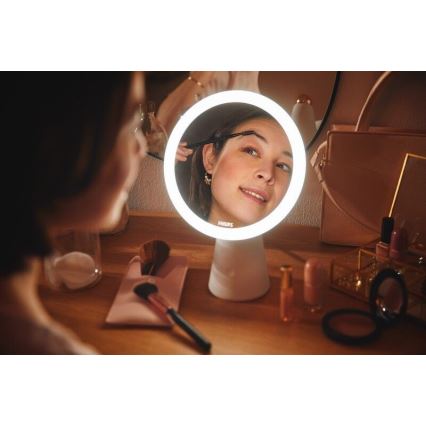 Philips - Dimmbarer Kosmetikspiegel mit LED-Beleuchtung MIRROR LED/4,5W/5V