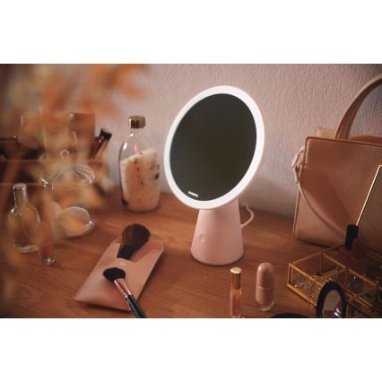 Philips - Dimmbarer Kosmetikspiegel mit LED-Beleuchtung MIRROR LED/4,5W/5V