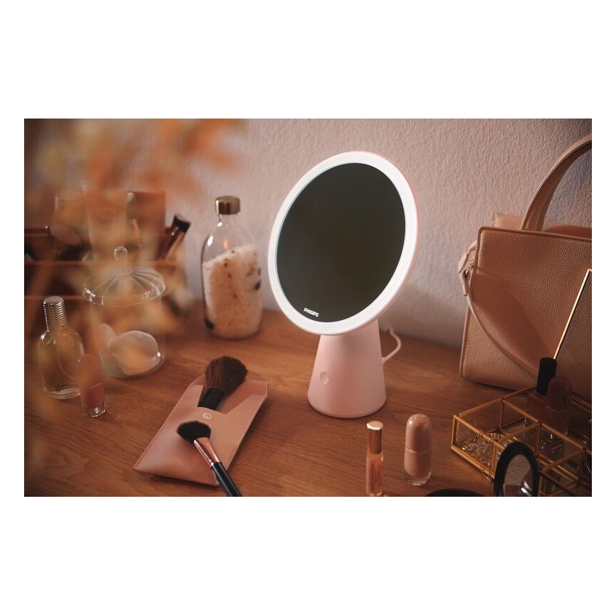 Philips - Dimmbarer Kosmetikspiegel mit LED-Beleuchtung MIRROR LED/4,5W/5V