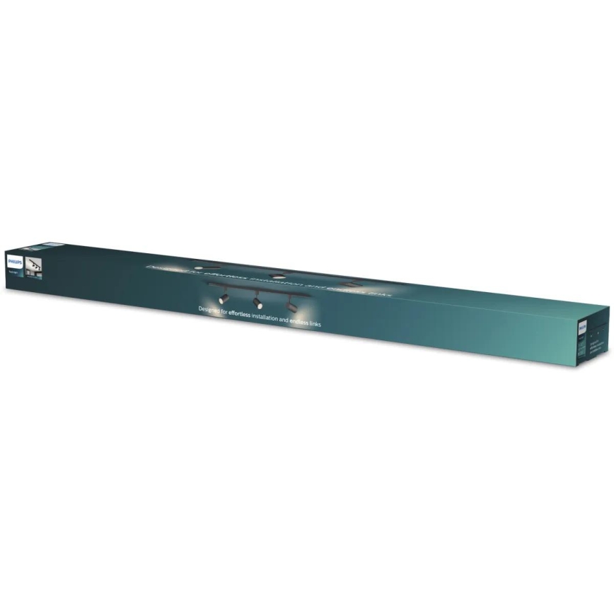 Philips - Strahler im EASYLINK-Schienensystem 3xGU10/7W/230V 1m schwarz