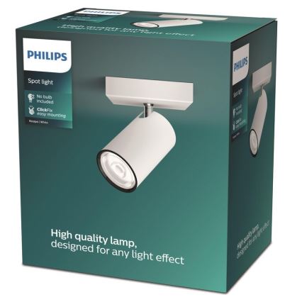 Philips - Strahler KOSIPO 1xGU10/5,5W/230V weiß