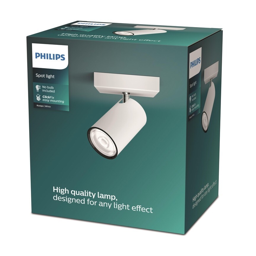Philips - Strahler KOSIPO 1xGU10/5,5W/230V weiß