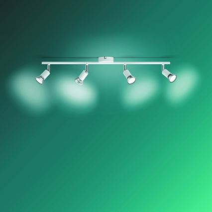 Philips - Strahler 4xGU10/50W/230V weiß