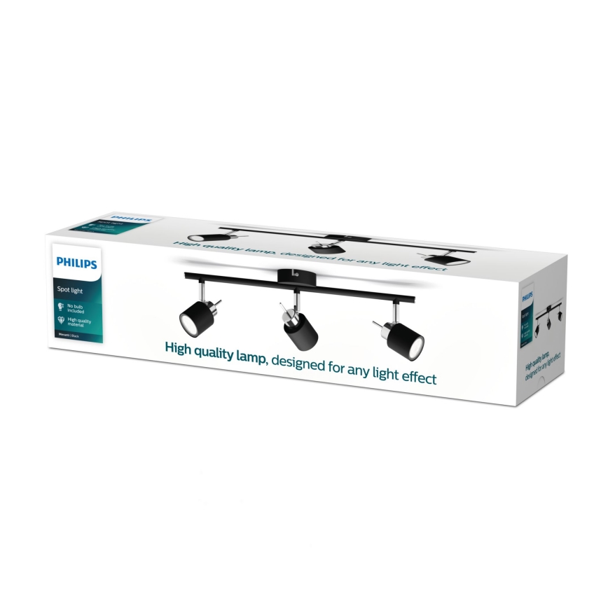 Philips - Strahler 3xGU10/35W/230V schwarz