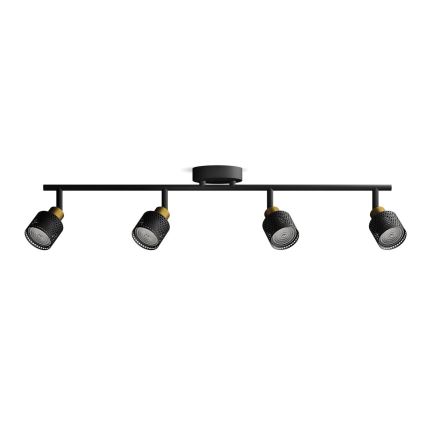 Philips - Strahler NIALL 4xGU10/5W/230V schwarz/Messing