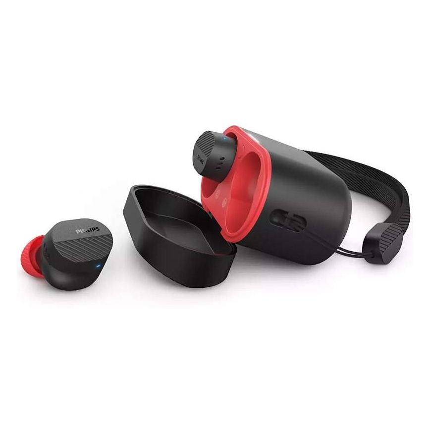 Philips TAA5508BK/00 - Kabellose Kopfhörer IPX5 schwarz/rot