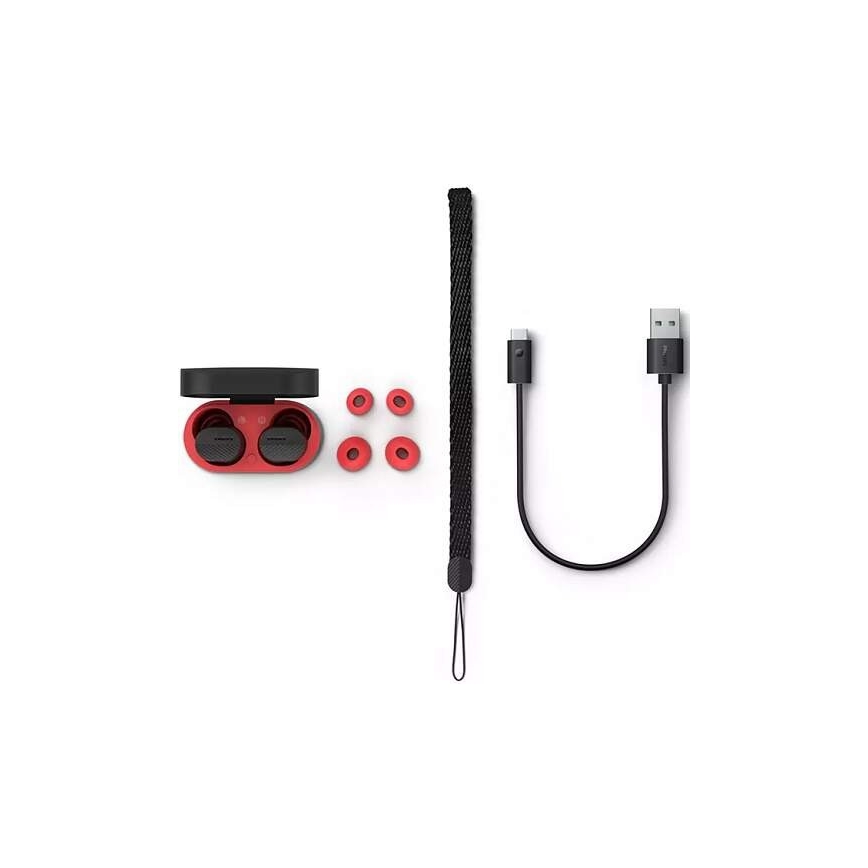 Philips TAA5508BK/00 - Kabellose Kopfhörer IPX5 schwarz/rot