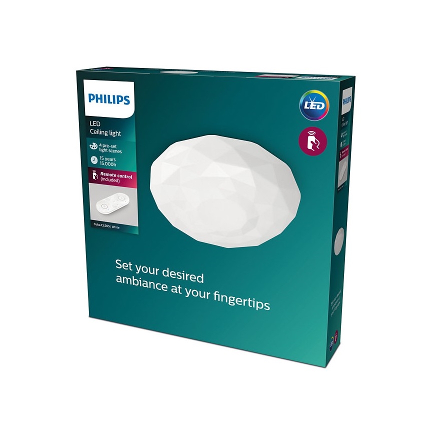 Philips - LED dimmbare Deckenleuchte LED/23W/230V 2700-6500K + Fernbedienung