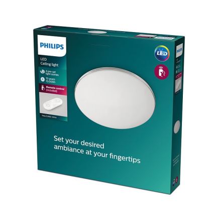 Philips - LED dimmbare Deckenleuchte LED/23W/230V 2700-6500K + Fernbedienung