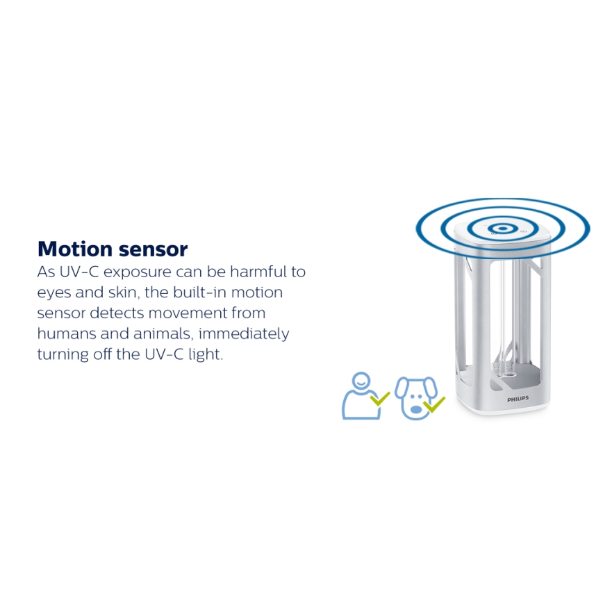 Philips - Desinfektions-Germizidlampe mit UV-C-Sensor/24W/230V