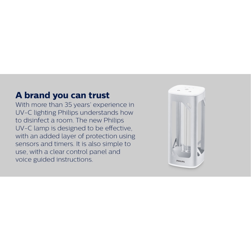 Philips - Desinfektions-Germizidlampe mit UV-C-Sensor/24W/230V
