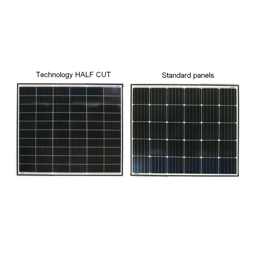 Photovoltaik-Solarpanel JA SOLAR 390Wp komplett schwarz IP68 Halbzellen