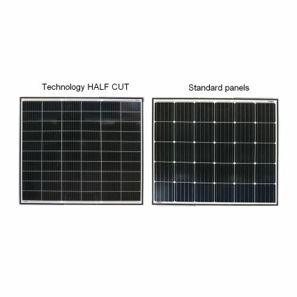 Photovoltaik-Solarpanel JUST 450Wp IP68 Halbzellen