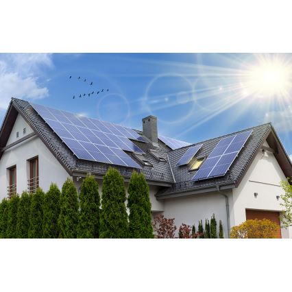 Photovoltaik-Solarpanel RISEN 400Wp schwarzer Rahmen IP68 Halbzellen