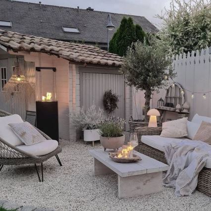 Planika - Outdoor-Gaskamin 142x36 cm 8kW 1xAAA schwarz + Schutzabdeckung
