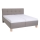 Polsterbett MARIA 180x200 cm mit Matratze und Bettkasten, taupe