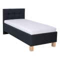 Polsterbett MARIA ONE 90x200 cm mit Bettkasten, ohne Matratze, Anthrazit