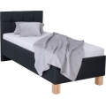 Polsterbett MARIA ONE 90x200 cm, mit Stauraum, ohne Matratze, Anthrazit