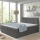 Polsterbett mit Matratzen und Topper sowie Stauraum EMBER 160x200 cm anthrazit