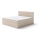 Polsterbett mit Matratzen und Topper sowie Stauraum EMBER 180x200 cm beige