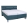 Polsterbett mit Stauraum ohne Matratze ALIS 180x200 cm petrolblau