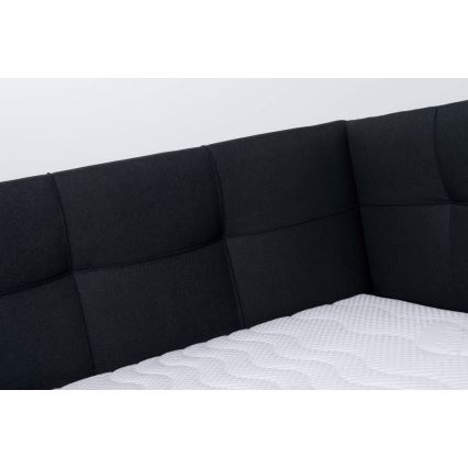 Polsterbett mit Stauraum ohne Matratze MARIA PETITE 120x200 cm anthrazit